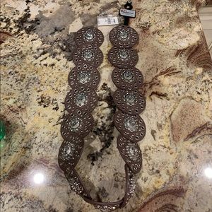 Nocona Swivel Concho Bling Belt